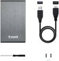 TOOQ TQE-2527G Caja Externa para Disco Duro 2.5'' SATA USB 3.1 Gen 1 Gris